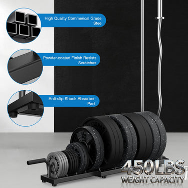 Weight Rack for Weight Plates & Olympic Bars
