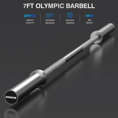 7ft Olympic Barbell, Weight 45LB