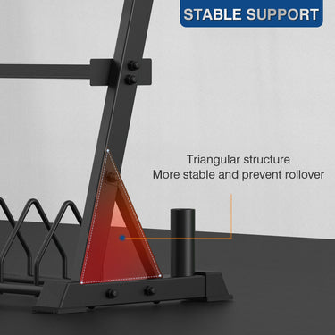 Dumbbell Rack 3-Tier Weight Plate Rack