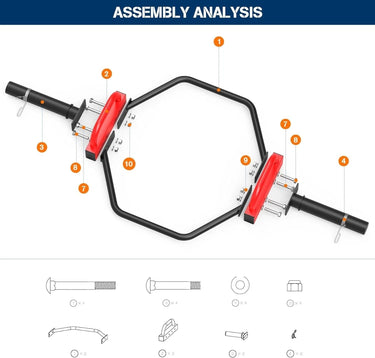 Hex Trap Bar / Hex Deadlift Barbell