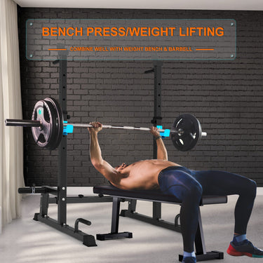 Adjustable Squat Rack,Multi-Function Barbell Rack