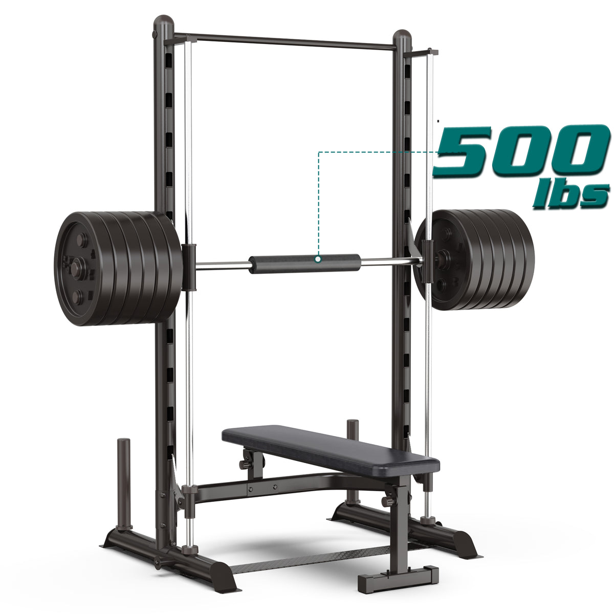 Squat Rack with Smith Bar (Bench Optional)