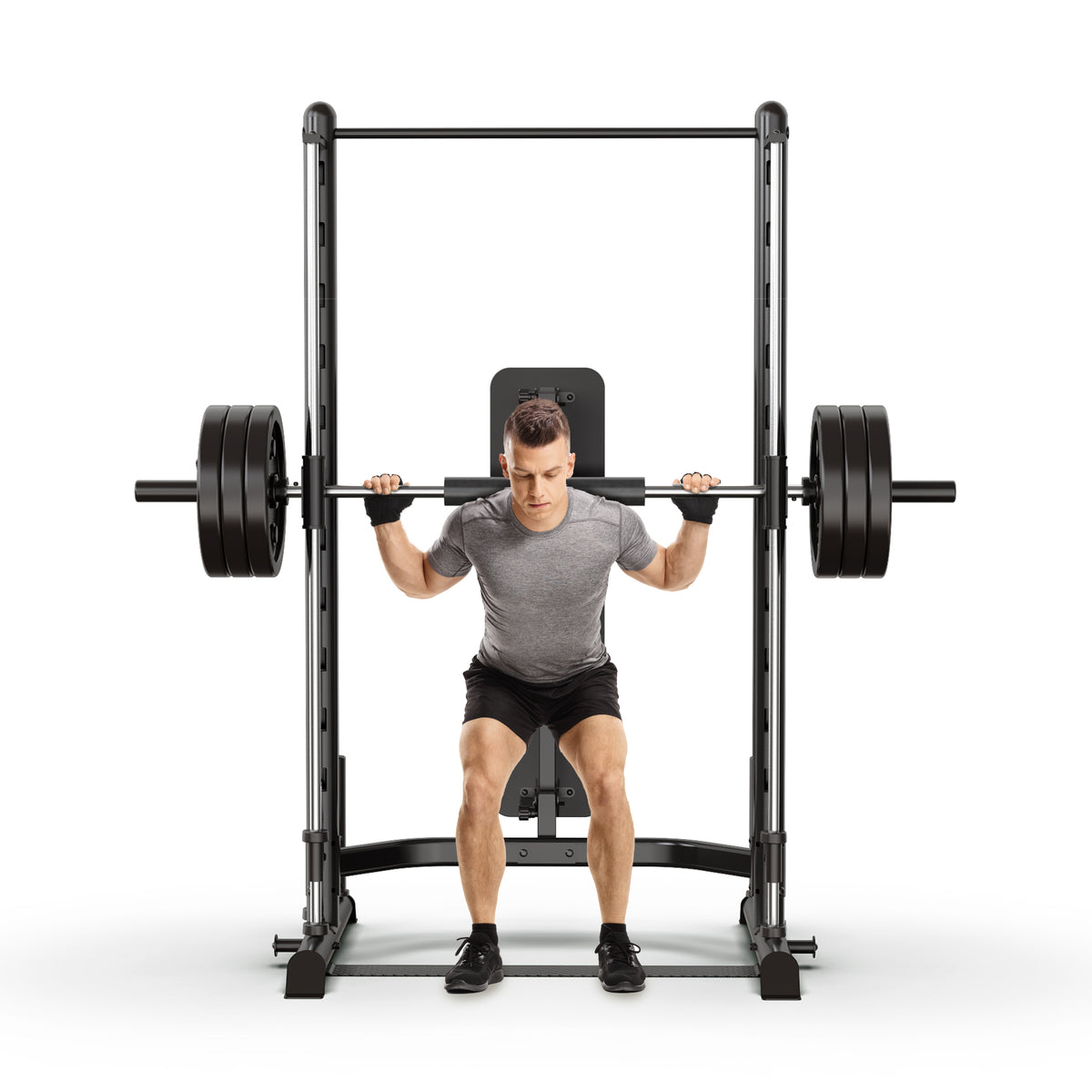 Squat Rack with Smith Bar (Bench Optional)