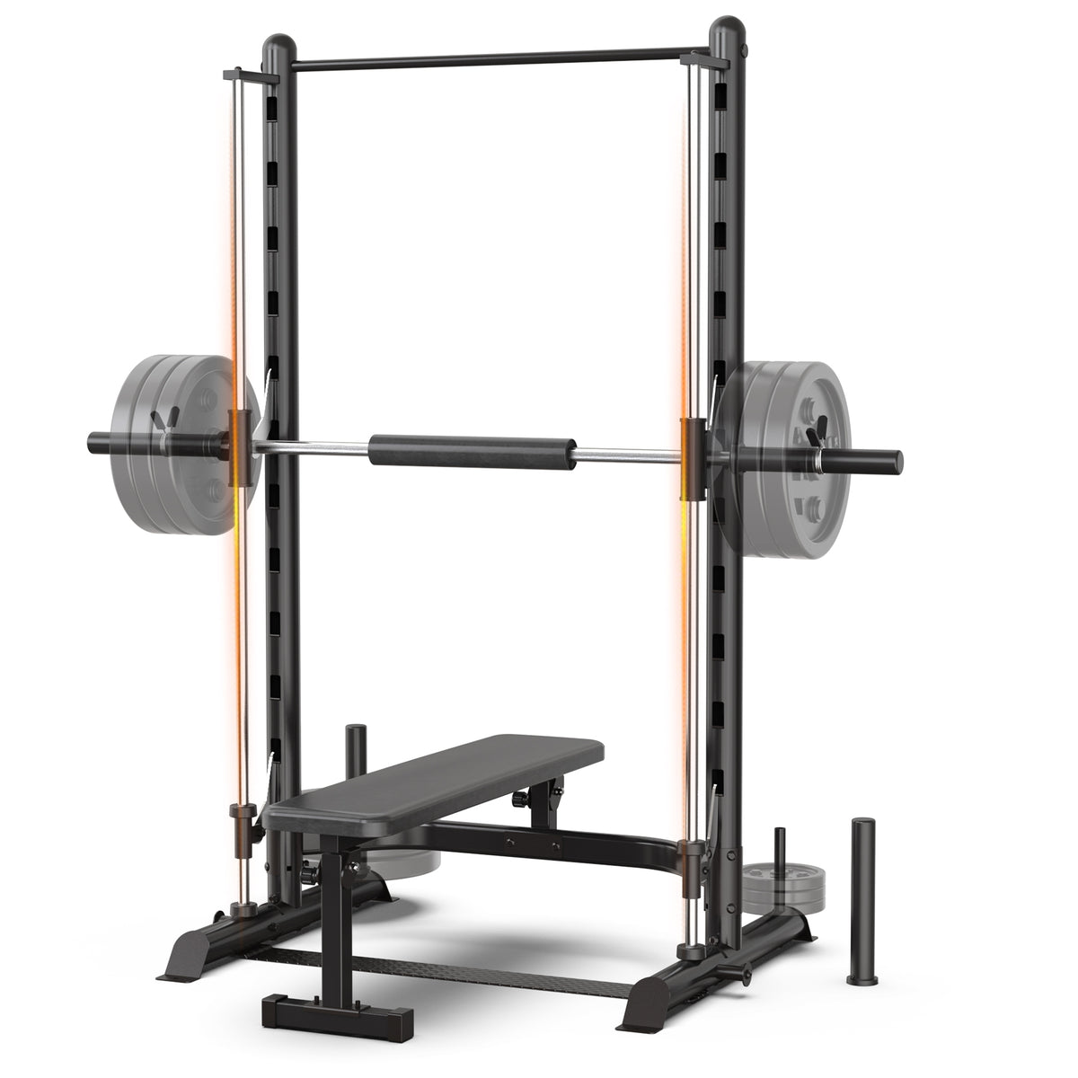 Squat Rack with Smith Bar (Bench Optional)