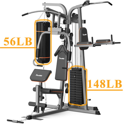 SincMill Home Gym SCM-1330 148LB Multifunctional Full Body Home Gym Equipment for Home Workout Equipment Exercise Equipment Fitness Equipment