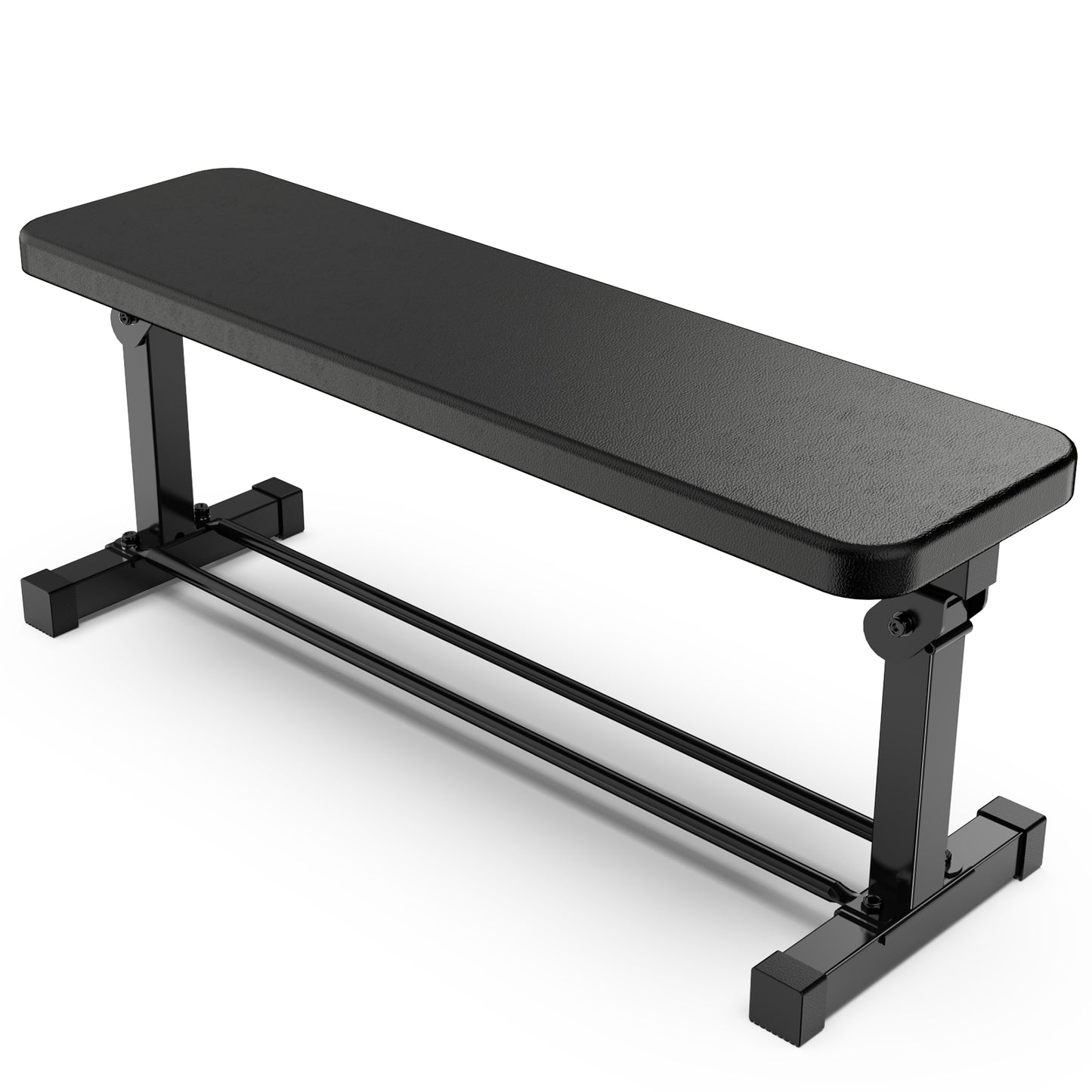 SincMill Extended Flat Weight Bench, Extra Long Workout Bench for Weightlifting and Strength Training, 1000lbs Capacity