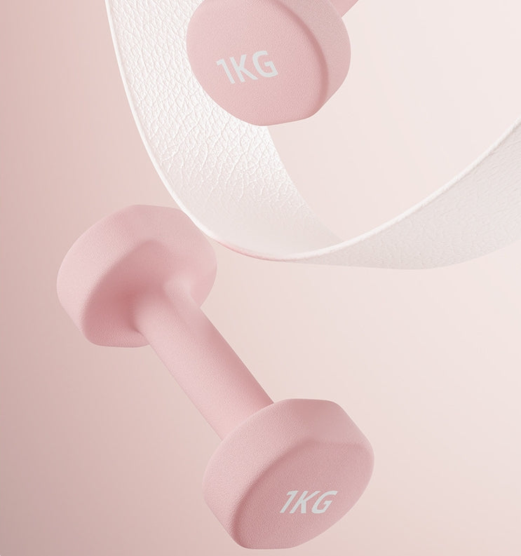 WELLG WG-D02 Dumbbell 1KG Pink