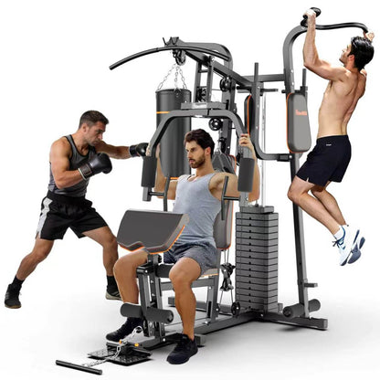 SincMill Home Gym SCM-1350 160LB Multifunctional Full Body Home Gym Equipment for Home Workout Equipment Exercise Equipment Fitness Equipment