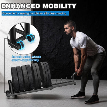 Weight Rack for Weight Plates & Olympic Bars