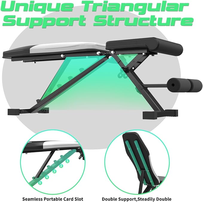 [SincMill] Adjustable Weight Bench for Home Exercise