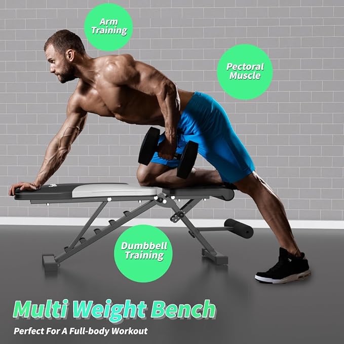 [SincMill] Adjustable Weight Bench for Home Exercise