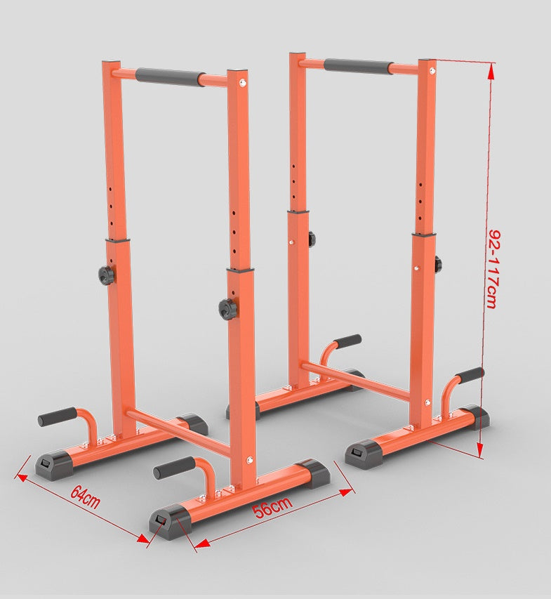 WELLG WG-PB09 Parallel bars for gymnastics curl-up orange