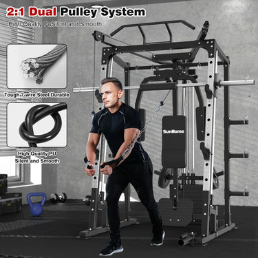 Smith Machine Power Rack（Pro Bench and Plates Optional)