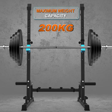 Adjustable Squat Rack,Multi-Function Barbell Rack